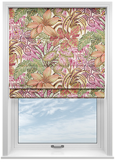 Canopy, Blood Orange - Motorised Roman Blind